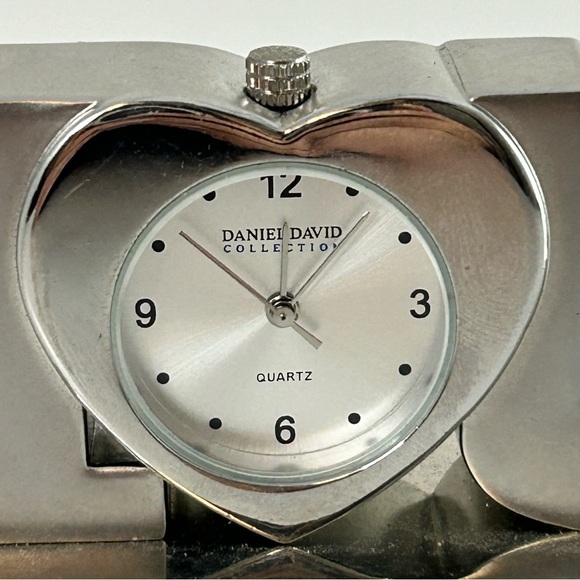 Daniel David Collection Small Desk Clock And Frame I Love You Retro - Picture 4 of 14